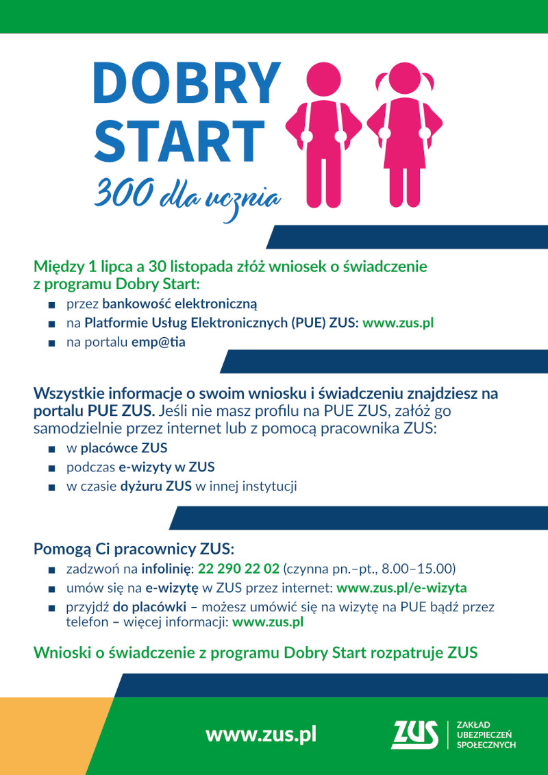 Informacja graficzna Dobry Start